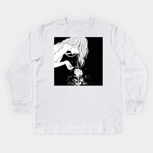 - Tears - (white) Kids Long Sleeve T-Shirt